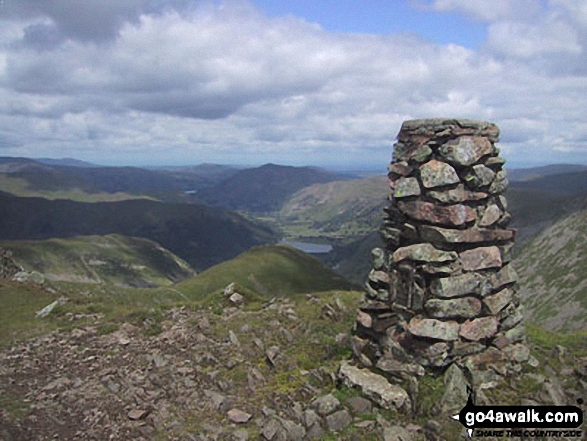 Brothers Water from the summit of Red Screes 