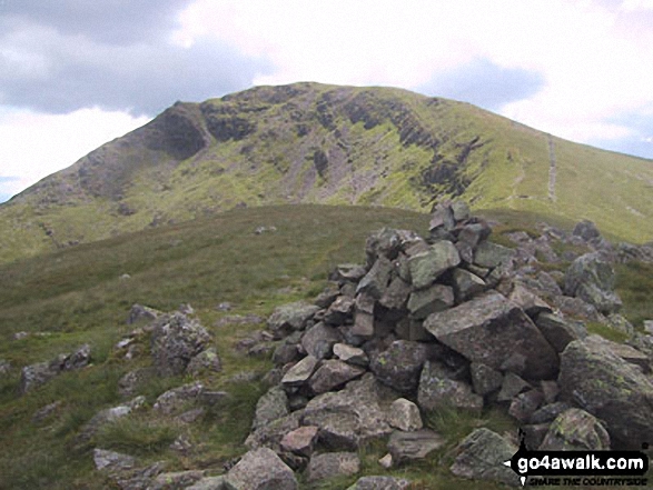 Walk Middle Dodd walking UK Mountains in The Eastern Fells The Lake District National Park Cumbria, England