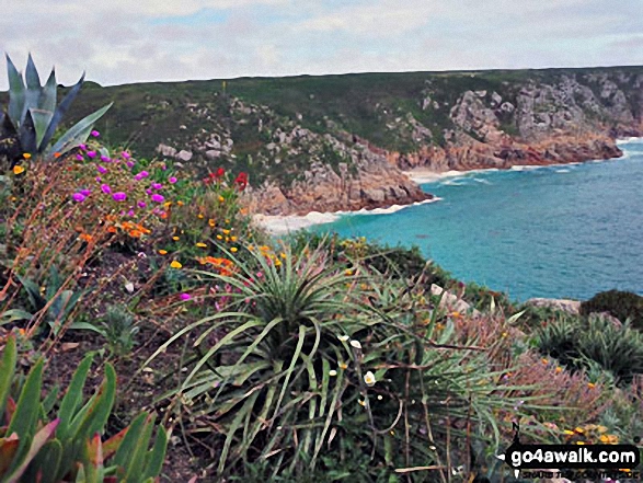 The view from The Minack Theatre, Minack Point, Porthcurno near Penzanace 