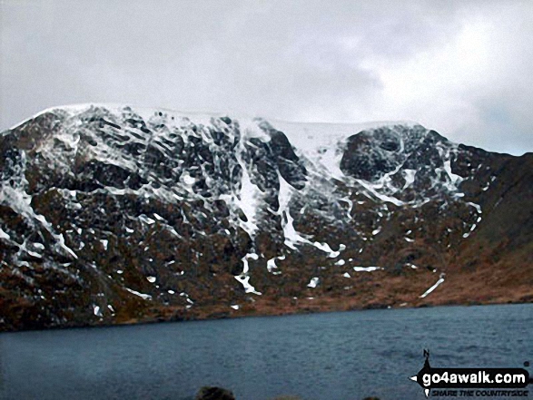 Walk c286 The Glenridding Skyline from Glenridding - Helvellyn and Red Tarn from below Swirral Edge