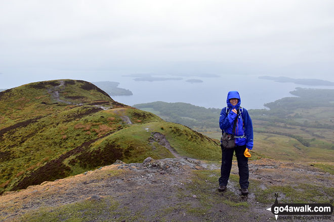 Walk Conic Hill walking UK Mountains in Loch Lomond and The Trossachs to Loch Tay Loch Lomond and The Trossochs National Park Stirlingshire, Scotland