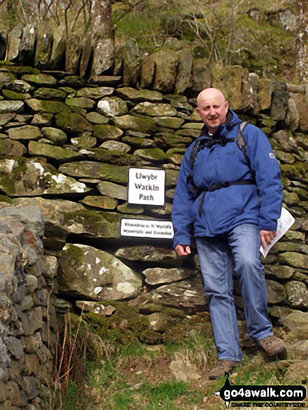 Walk po157 Mynydd Troed from Llangors (Llangorse) - On the Watkin Path enroute to Mount Snowdon (Yr Wyddfa)