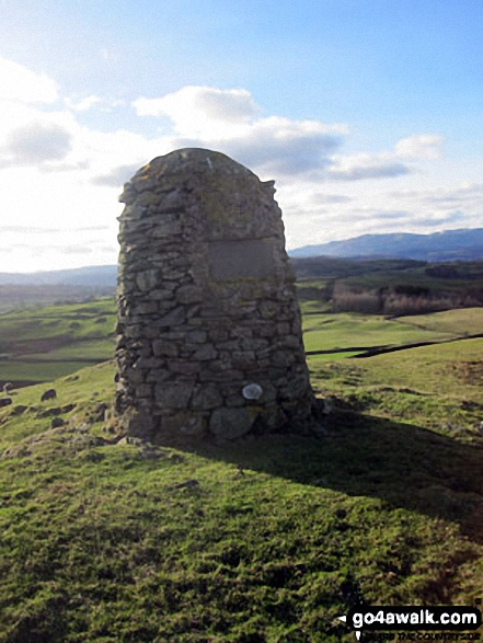 The beacon on the summit of High Knott (Williamson's Monument)