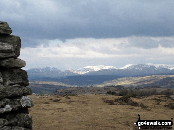 The view from the summit of Lord's Seat (Whitbarrow Scar) 