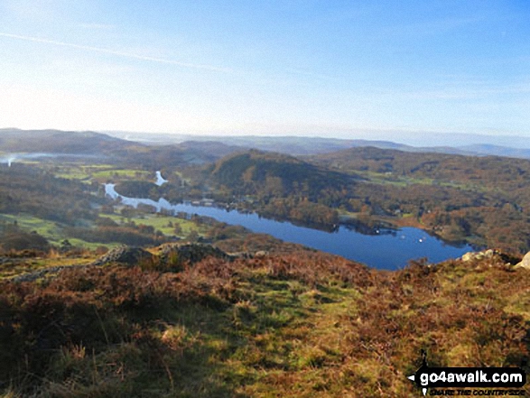 Windermere from the summit of Gummer's How 