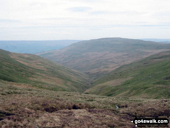 Walk ny108 Dodd Fell Hill and Drumaldrace (Wether Fell) from Hawes - Drumaldrace (Wether Fell) and Sleddale from Dodd Fell Hill