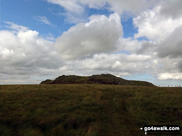 Long Crags on the descent from Hedgehope Hill