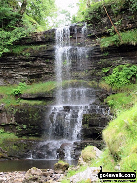 Waterfall at Rawthey Gill Quarry 