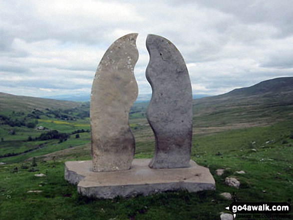 The Water Cut Sculpture on The Lady Anne's Way, Mallerstang 