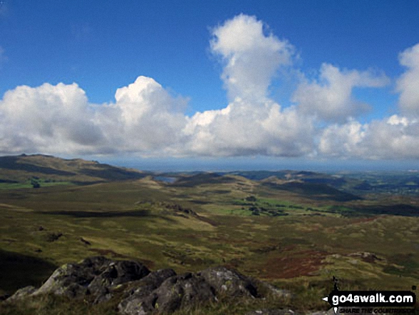 Walk c120 The Ennerdale Horseshoe - Devoke Water from Green Crag