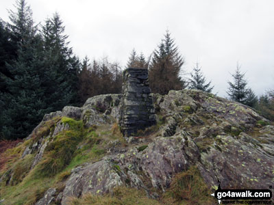 Walk Claife Heights (High Blind How) walking UK Mountains in The Southern Marches The Lake District National Park Cumbria, England