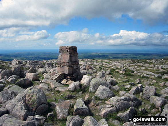 Walk c324 Starling Dodd and Great Borne from Buttermere - Great Borne summit trig point