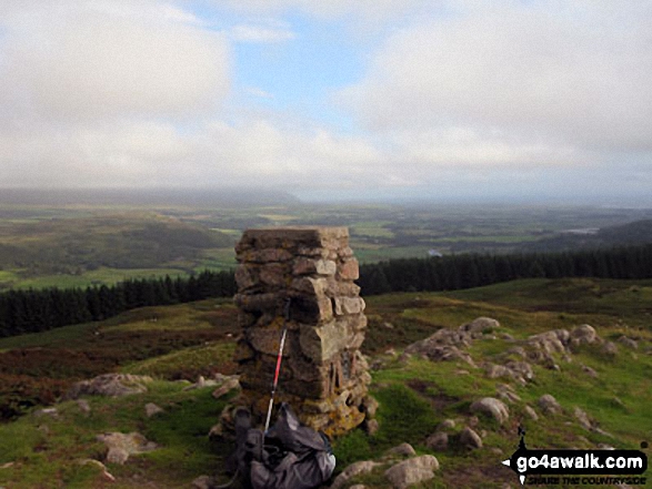 Walk Muncaster Fell (Hooker Crag) walking UK Mountains in The South Western Marches The Lake District National Park Cumbria, England