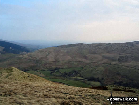 Looking down into Borrowdale from near High House Bank