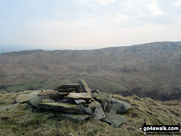 High House Bank summit cairn