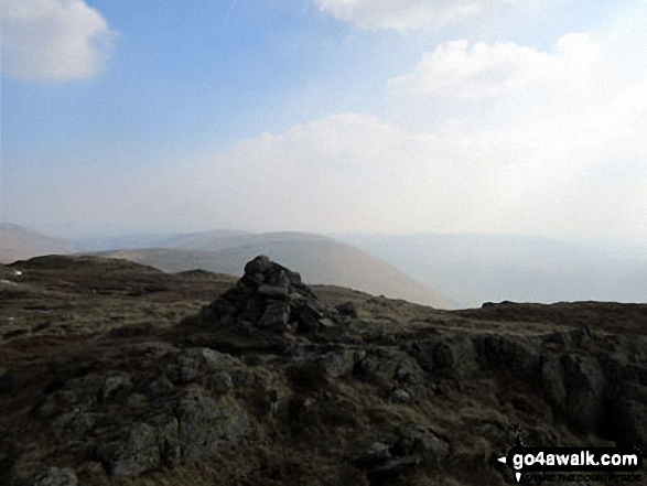 Walk c322 The Crookdale Round - Grey Crag (Sleddale) summit cairn