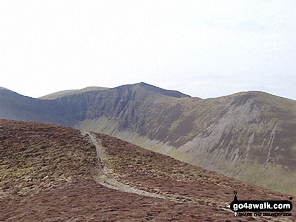 Hobcarton Crag, Hopegill Head and Ladyside Pike from Hobcarton End 