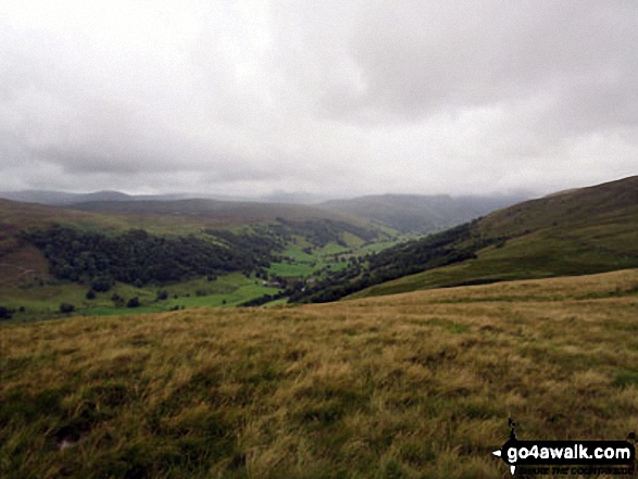 View down Longsleddale from Todd Fell