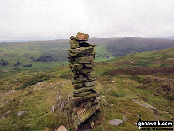 Whiteside Pike summit cairn