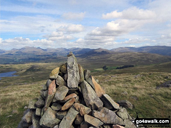 Woodend Height (Yoadcastle) summit cairn