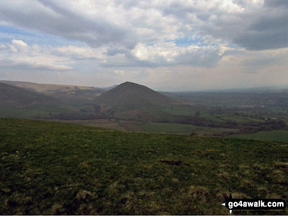 Walk c355 Knock Fell and Knock Pike from Dufton - Dufton Pike taken from the top of Knock Pike