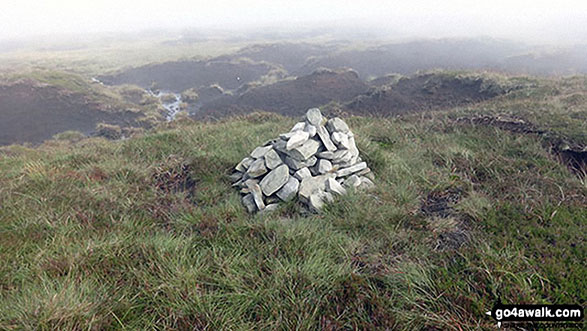 Walk du145 Chapelfell Top from St John's Chapel - Chapelfell Top summit cairn