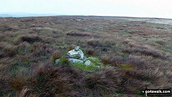 Walk c439 Black Combe and White Combe from Whicham Church, Silecroft - Stoupdale Head summit cairn