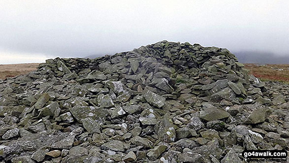 Walk c439 Black Combe and White Combe from Whicham Church, Silecroft - White Combe summit cairn