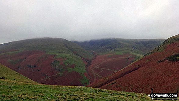 Black Combe from the col on White Hall Knott