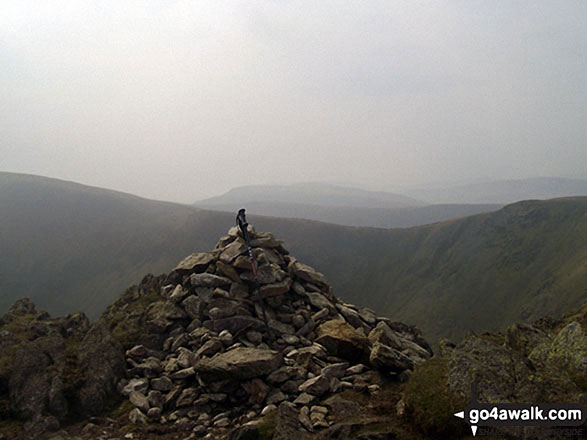 Walk c251 The Mardale Head Horizon from Mardale Head - Kidsty Pike summit cairn