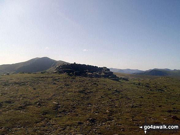 Walk c122 Bowscale Fell from Mungrisdale - Bowscale Fell summit