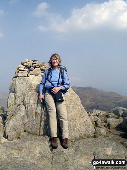 Cold Pike summit cairn 