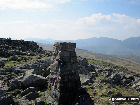 The Trig point on the summit of High Raise (Langdale) 