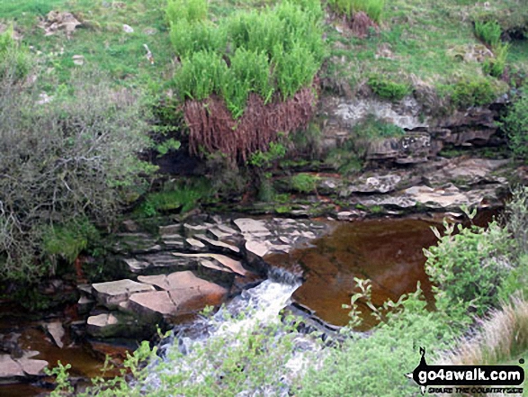 Whitsundale Beck Waterfalls Walking Wainwright's Coast to Coast Walk 2011