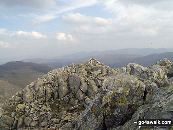 Esk Pike summit cairn