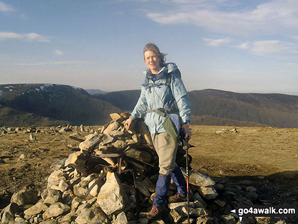 Me on Harter Fell (Mardale) summit cairn