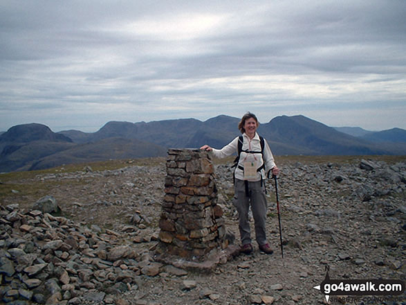 Me by the Trig Point on the summit of Pillar