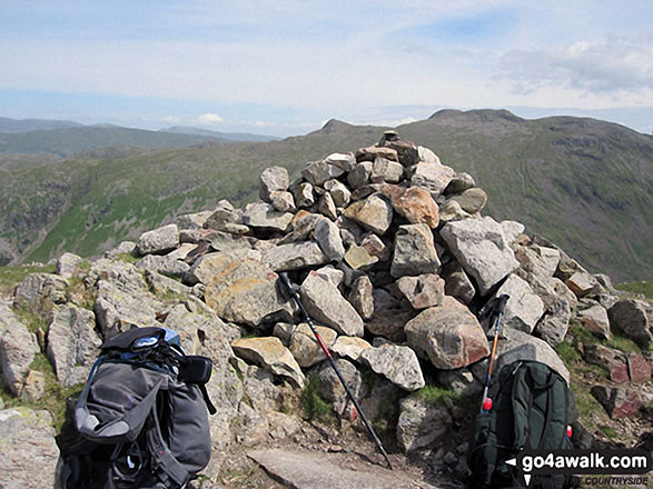 Base Brown summit cairn