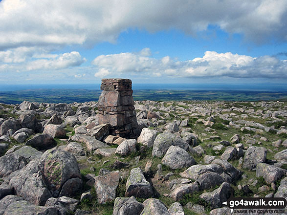 Walk c411 Starling Dodd via Scale Beck from Buttermere - Great Borne summit Trig Point