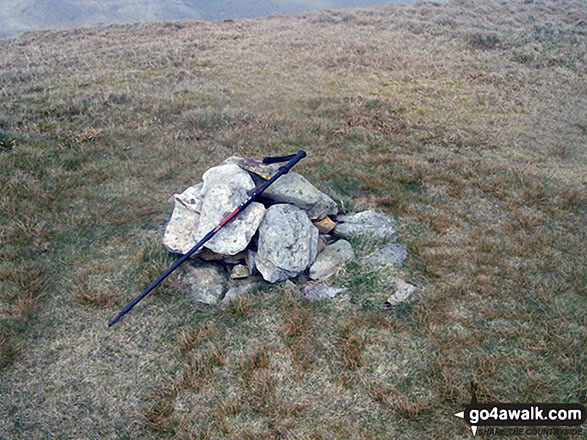 Walk c159 The Nab and Rest Dodd from Christy Bridge - The small cairn on the summit of The Nab (Martindale)