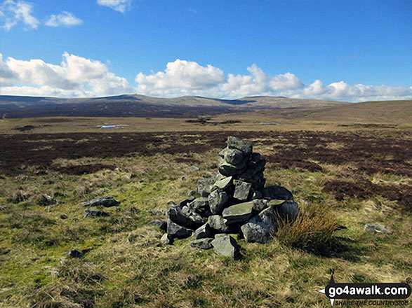 Bellbeaver Rigg (Tynehead Fell) summit cairn 