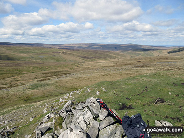 The view from Bullman Hills looking north-east towards Garrigill 