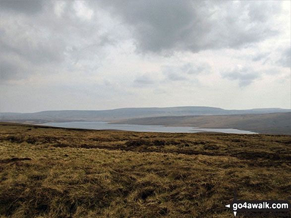 Cow Green Reservoir from Viewing Hill summit 