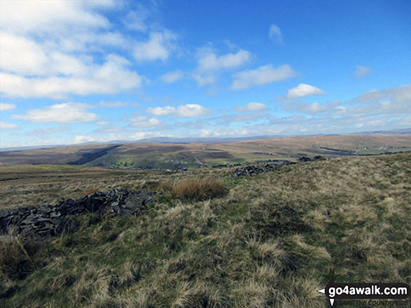 Looking down to Nenthead from The Dodd