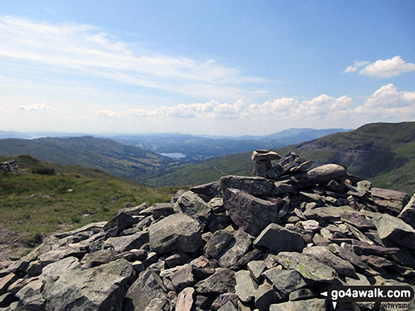 The summit cairn on St Raven's Edge 