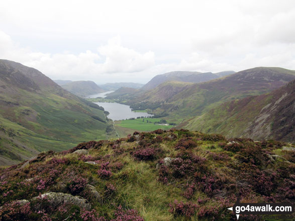 Buttermere and Crummock Water from Green Crag (Buttermere) summit 