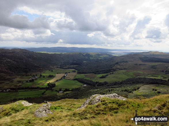 The view from the summit of The Pike (Hesk Fell) 