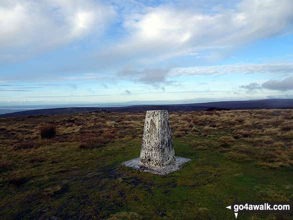 Walk Paddy's Pole (Fair Snape Fell) walking UK Mountains in The South Pennines and The Forest of Bowland  Lancashire, England