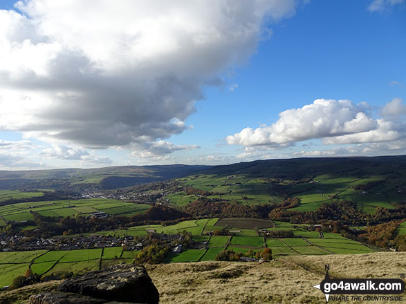 The view from Stoodley Pike Monument