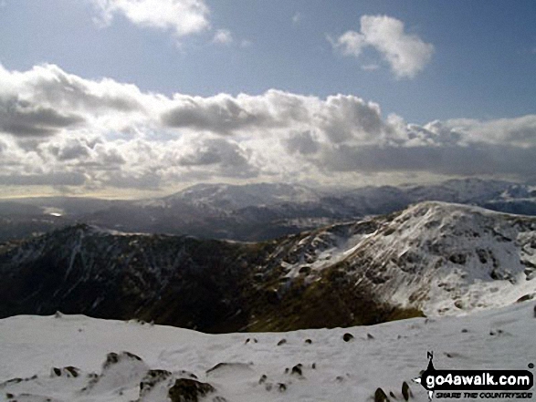 Great Rigg (right) and High Pike (Scandale) (left) from Dove Crag